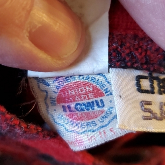 Vintage Red & Dark Gray Checked Buffalo Plaid Pencil Long Skirt - Picture 10 of 13